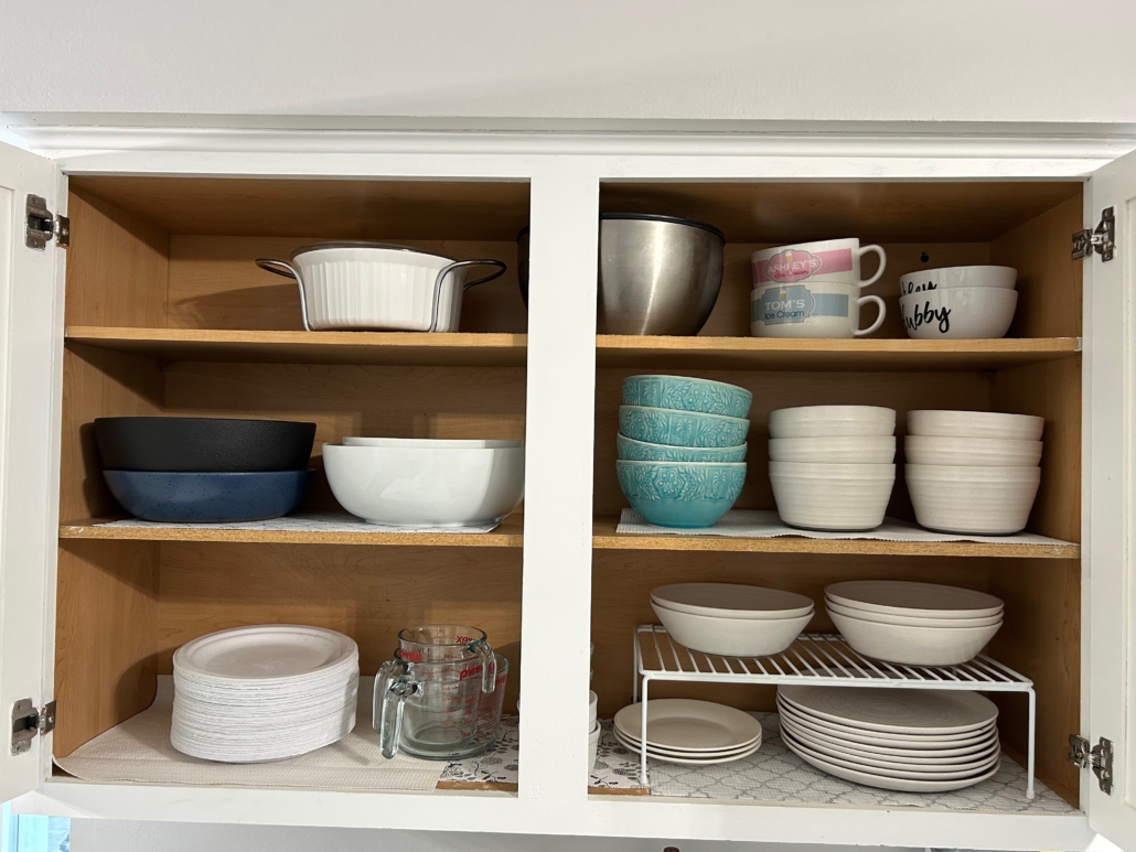 plates and bowls after