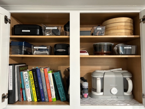 misc. kitchen cabinet after